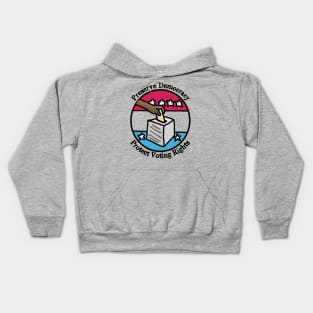 Protect Voting Rights Kids Hoodie